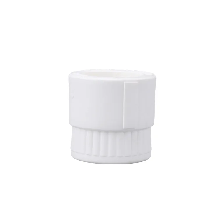 Plain white PPR socket coupler on a white background, the joint type where most PPR installation leaks originate
